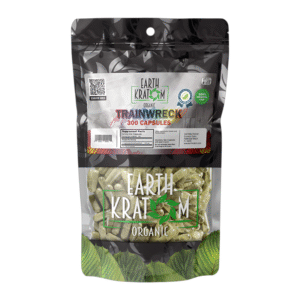 EARTH KRATOM 300CT CAPSULE TRAINWRECK