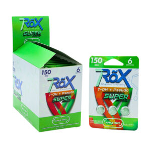 7ROX 7-HYDROXY PSEUDOINDOXYL TABLET APPLE MINT 150MG (50MG PER TAB) 3CT PACK -BOX OF 10 PACK