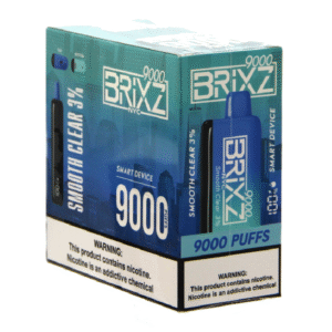 BRIXZ NYC DISPOSABLE 9000PF SMOOTH CLEAR 3% -BOX OF 5