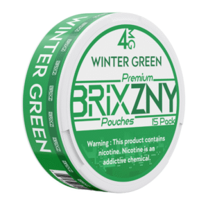 BRIXZNY NICOTINE POUCHES WINTER GREEN 4MG -PIECE(S) OF 5