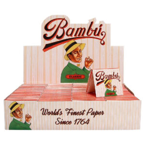 Bambu 100s rolling papers – Sunrise Wholesale Distributor NY premium smoking supplies.