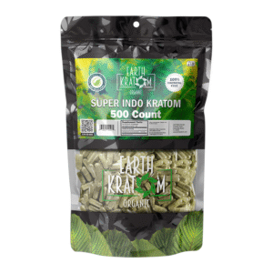 EARTH KRATOM 500CT CAPSULE SUPER INDO KRATOM