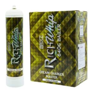 BRIXZ RICH WHIP CREAM CHARGERS 640G VANILLA CREAM 6CT