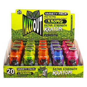 MAXX OUT KRATOM SHOT VARIETY PIECE(S) -BOX OF 20
