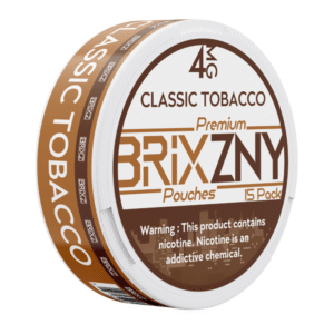 BRIXZNY NICOTINE POUCHES CLASSIC TOBACCO 4MG -PIECE(S) OF 5