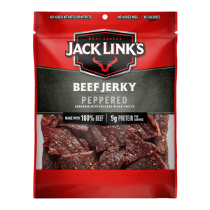 JACK LINK BEEF JERKY PEPPERED 3.25OZ/8CT