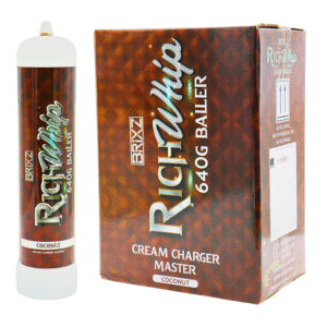 BRIXZ RICH WHIP CREAM CHARGERS 640G COCONUT 6CT