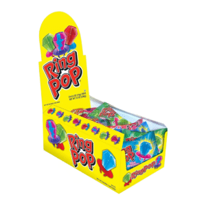 TOPPS RING POP FRUIT 0.5OZ/24CT