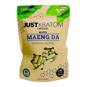 JUST KRATOM MAENG DA WHITE 150CT CAPSULES