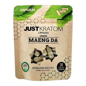 JUST KRATOM MAENG DA GREEN 30CT CAPSULES