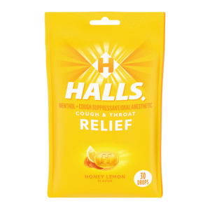 HALLS BAG HONEY LEMON 12CT