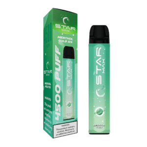 STARMAX DISPOSABLE 4500PF MENTHOL GOLD 5% - BOX OF 10