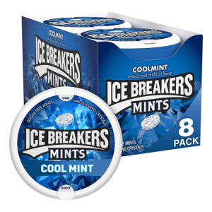 ICE BREAKERS ROUND COOL MINT 8CT