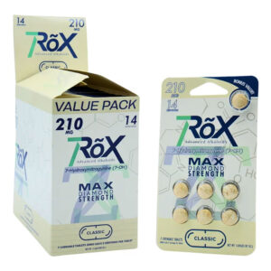 7ROX 7-HYDROXY 7-OH TABLETS CLASSIC (ORIGINAL) 210MG (30MG PER TAB) 7CT PACK -BOX OF 10 PACK (MAX DIAMOND STRENGTH)