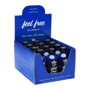 FEEL FREE CLASSIC BOTANIC TONICS 2OZ -BOX OF 12 (BLUE BOTTLE)