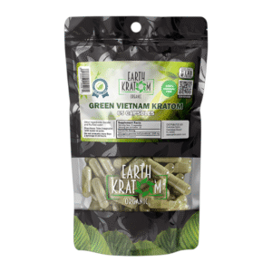 EARTH KRATOM 65CT CAPSULE GREEN VIETNAM