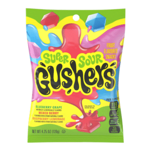 GUSHERS TROPICAL (FRUIT) 8 CT / 4.25 OZ PEG