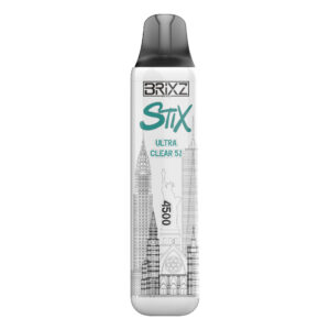 BRIXZ NYC STIX DISPOSABLE 4500PF ULTRA CLEAR 5% -BOX OF 10