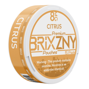 BRIXZNY NICOTINE POUCHES CITRUS 8MG -PIECE(S) OF 5