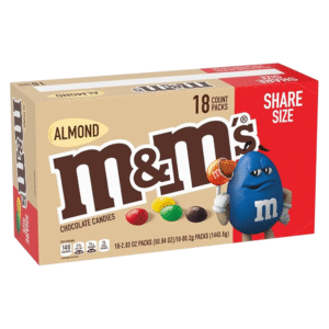 M&M ALMOND SHARE SIZE 2.83OZ/18CT
