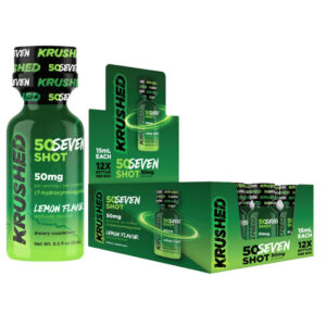 KRUSHED 7-HYDROXY 50 SEVEN SHOTS (50MG PER SERVING) LEMON –BOX OF 12