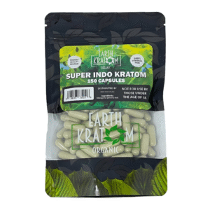 EARTH KRATOM 150CT CAPSULE SUPER INDO