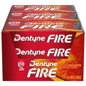 DENTYNE FIRE CINNAMON (SPLIT) 9CT