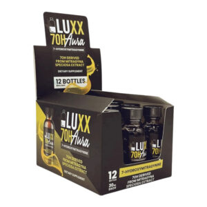LUXX 7OH AURA 7-HYDROXY SHOTS 30ML -BOX OF 12 BOTTLE