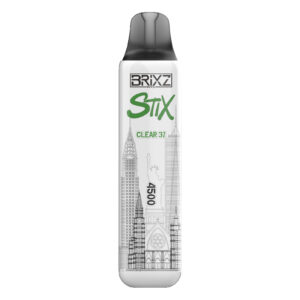 BRIXZ NYC STIX DISPOSABLE 4500PF CLEAR 3% -BOX OF 10