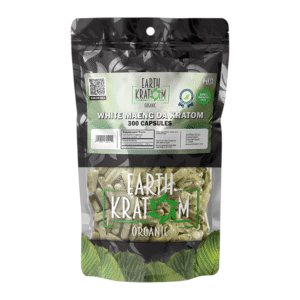 EARTH KRATOM 300CT CAPSULE WHITE MAENG DA