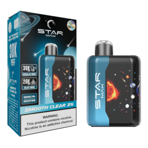 STARMAX GALAXY DISPOSABLE 30000PF SMOOTH CLEAR 3% - BOX OF 5 (20000PF BLAST MODE)