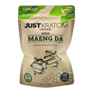 JUST KRATOM MAENG DA GREEN 150CT CAPSULES