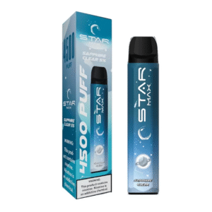 STARMAX DISPOSABLE 4500PF SAPPHIRE MENTHOL 5% - BOX OF 10