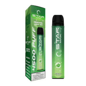 STARMAX DISPOSABLE 4500PF MENTHOL LIGHT 5% - BOX OF 10
