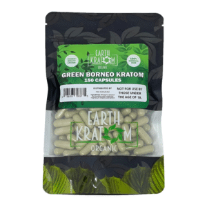 EARTH KRATOM 150CT CAPSULE GREEN BORNEO