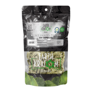 EARTH KRATOM 300CT CAPSULE WHITE BORNEO