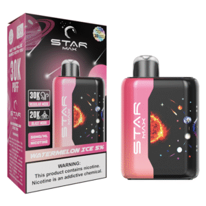STARMAX GALAXY DISPOSABLE 30000PF WATERMELON ICE 5% - BOX OF 5  (20000PF BLAST MODE)