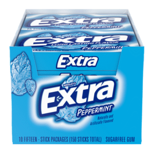 WRIGLY EXTRA PEPPERMINT STICK 10CT