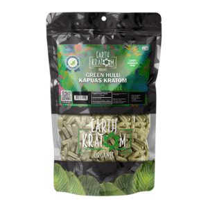 EARTH KRATOM 500CT CAPSULE GREEN HULU KAPUAS