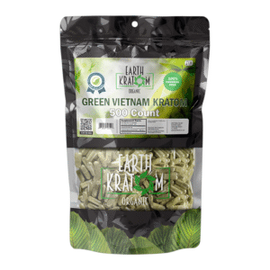 EARTH KRATOM 500CT CAPSULE GREEN VIETNAM