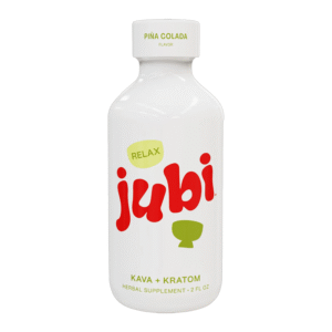 JUBI SHOTS RELAX WITH PINA COLADA (350MG + 100MG) 2OZ -BOX OF 12 (KAVA+KRATOM)