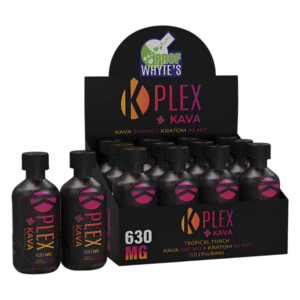 K-PLEX KAVA SHOT TROPICAL PUNCH (KAVA 540MG + KRATOM 90 MIT) -BOX OF 12