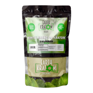 EARTH KRATOM 1KG POWDER WHITE MAENG DA
