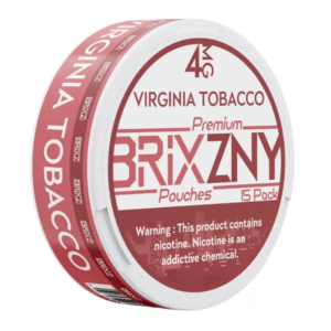 BRIXZNY NICOTINE POUCHES VIRGINIA TOBACCO 4MG -PIECE(S) OF 5