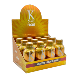 K SHOT FOCUS (KRATOM + LION'S MANE) -BOX OF 12