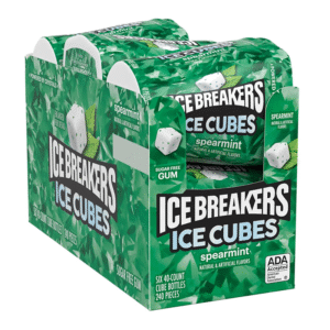 ICE BREAKERS CUBES SPEARMINT BTL 3.24OZ/6CT