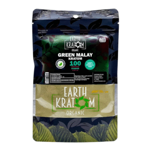 EARTH KRATOM 100GM POWDER GREEN MALAY