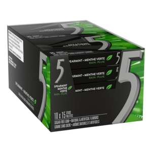 WRIGLY GUM RAIN SPEARMINT 10CT