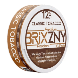 BRIXZNY NICOTINE POUCHES CLASSIC TOBACCO 12MG -PIECE(S) OF 5