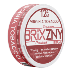 BRIXZNY NICOTINE POUCHES VIRGINIA TOBACCO 12MG -PIECE(S) OF 5